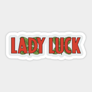Lady Luck Sticker